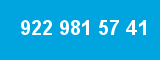 922 981 57 41 922 981 57 41